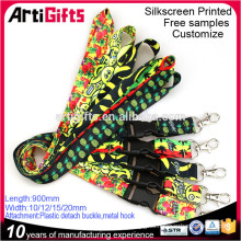 Wholesale cheap custom printed polyester neck lanyards